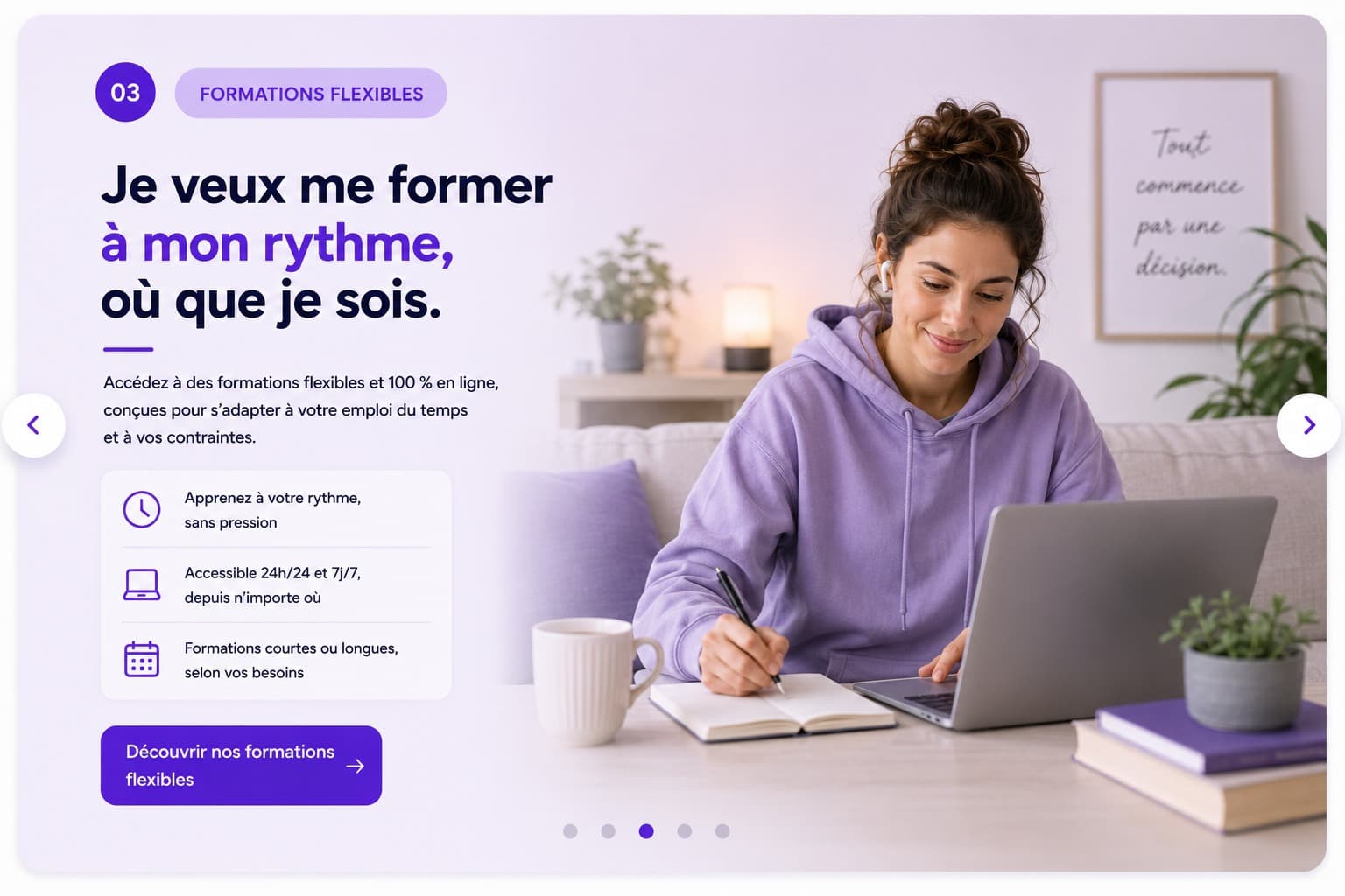 Se former à son rythme, où que l'on soit - formations flexibles