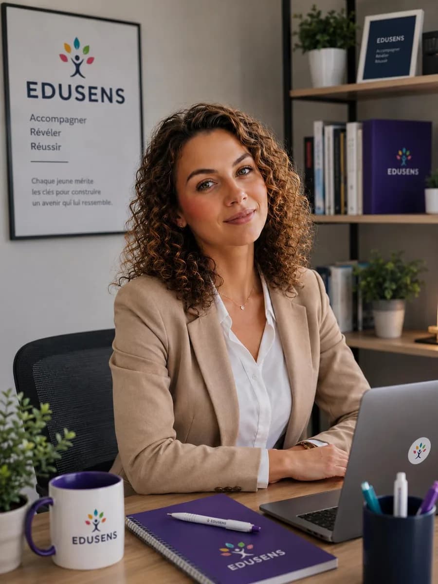 Sarah Harnois, fondatrice d'Edusens Academy