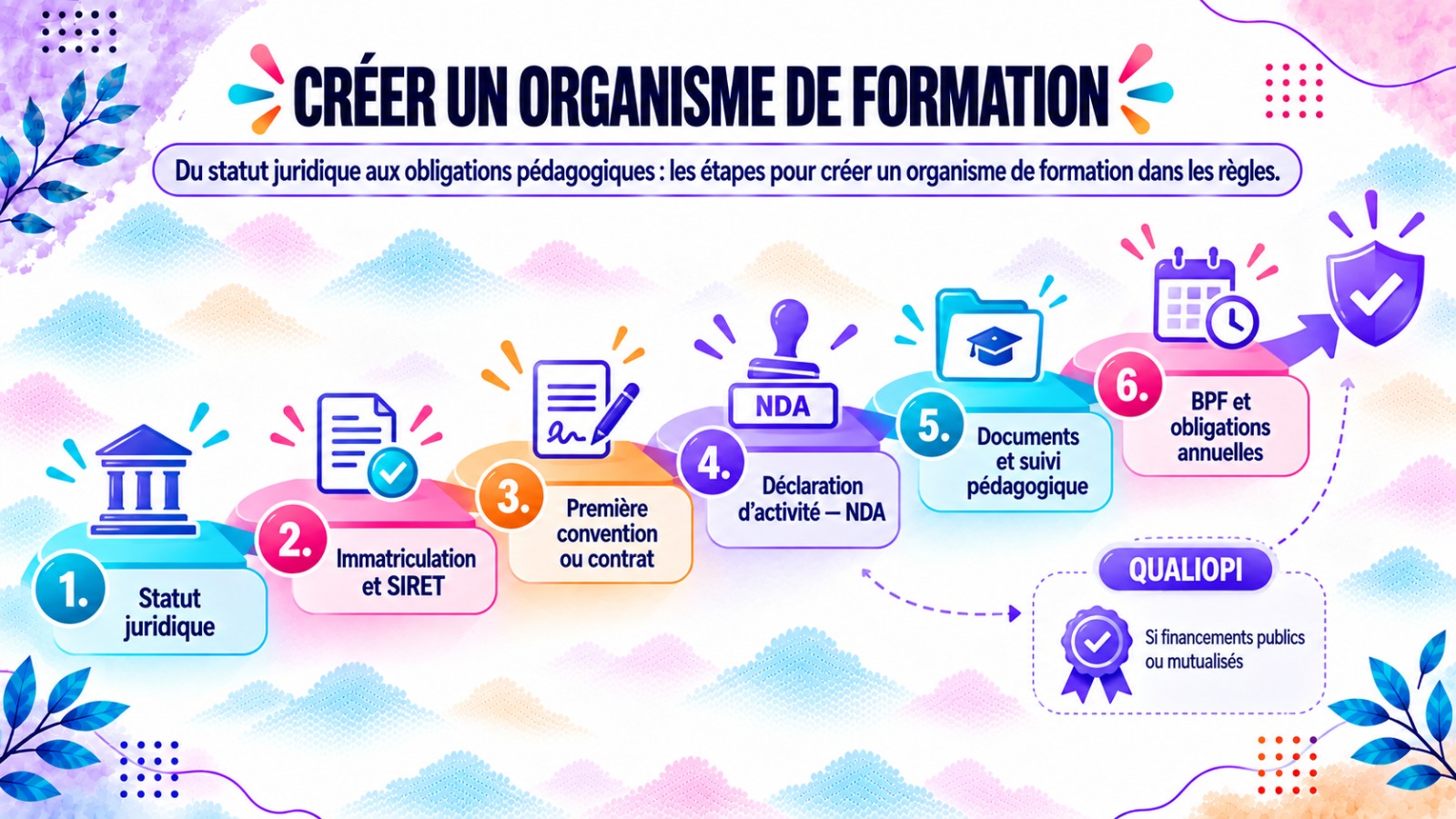 Créer un organisme de formation : du statut juridique aux obligations pédagogiques et administratives — les étapes pour démarrer dans les règles.